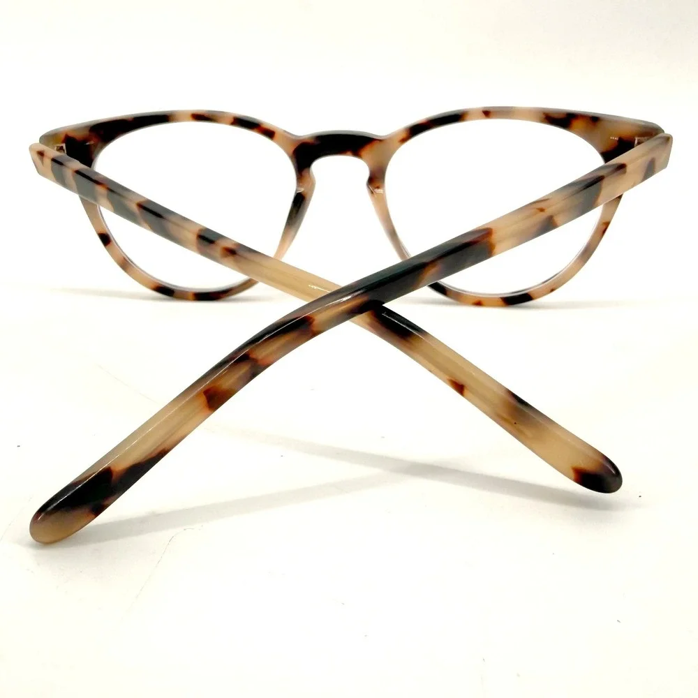 Notting Hill Eyeglasses Women 49-19-140 Tortoise Round Cat Eye Office Smart